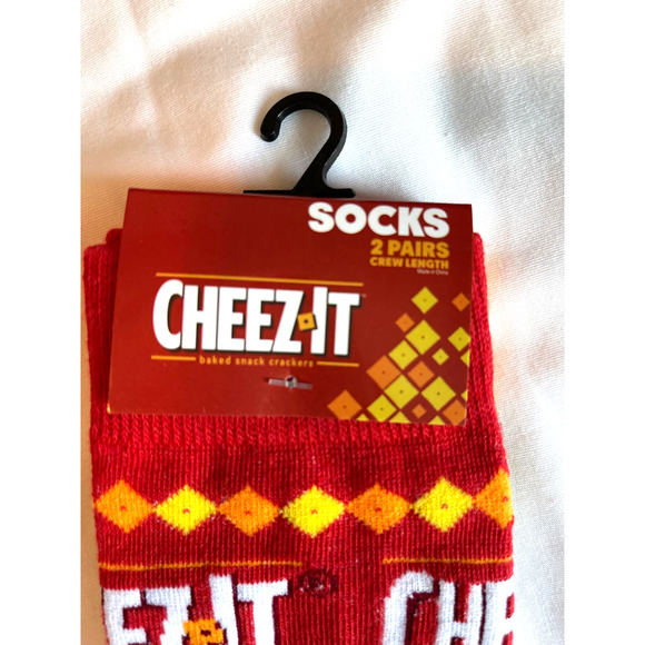 NWT CheezIt Socks Unisex Sz L NWT - Picture 4 of 4